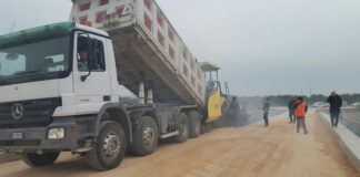Lavori SP 1 “Andria-Trani”: iniziata la bitumazione della complanare