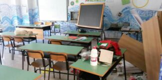 “Attacco” per la scuola Cezza durante la notte