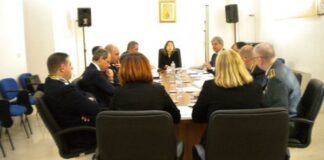 Riunione in Prefettura del comitato per l’ordine e la sicurezza
