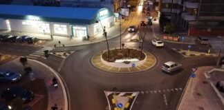 Rotonda di via Barletta, attiva l’illuminazione con proiettori al led