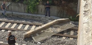 Cedimento cavalcavia, ripreso regolarmente il traffico ferroviario