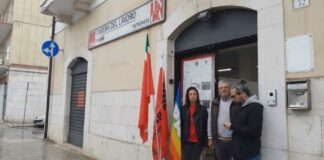 La sede Cgil di Trani aperta contro lo squadrismo per la democrazia e la libertà