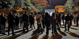 Manifestazione “No Green Pass” a Trani in piazza della Repubblica