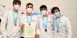 Scherma Trani, promozione in Serie A2 per Chieppa, Palumbo, Rutigliano e Vetturi
