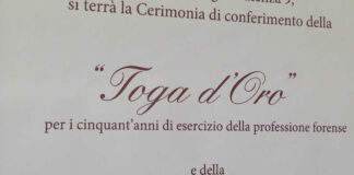 Tutto pronto per la cerimonia di conferimento della Toga d’Oro a Trani