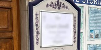 Rubato uno stendardo per manifesto funebre: «I ladri non si fermano neanche davanti alla morte»