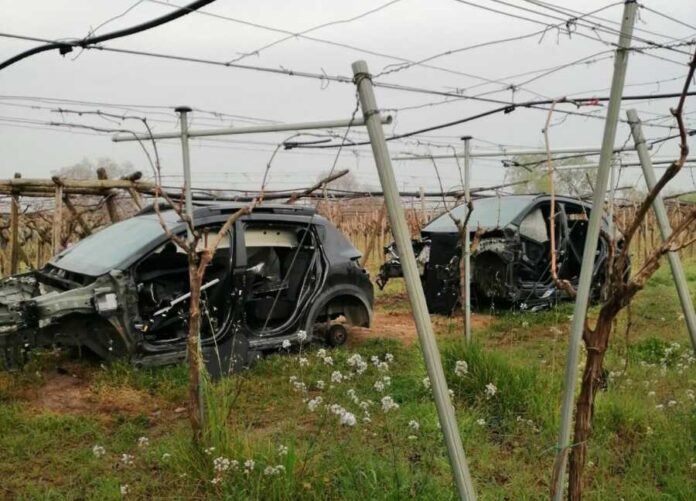 auto rubate - fiume ofanto