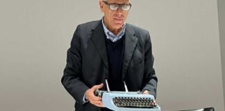 La presentazione dell’ultimo libro di Giuseppe Lupo ha aperto la mostra “Donne in Olivetti”