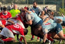 I Draghi BAT Rugby pareggiano contro il Rugby Rende: 10-10 il finale