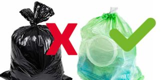 Raccolta differenziata, vietato l’utilizzo di buste nere per il conferimento dei rifiuti