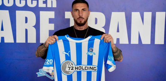 Ecco Nicola Loiodice con la maglia della Soccer Trani